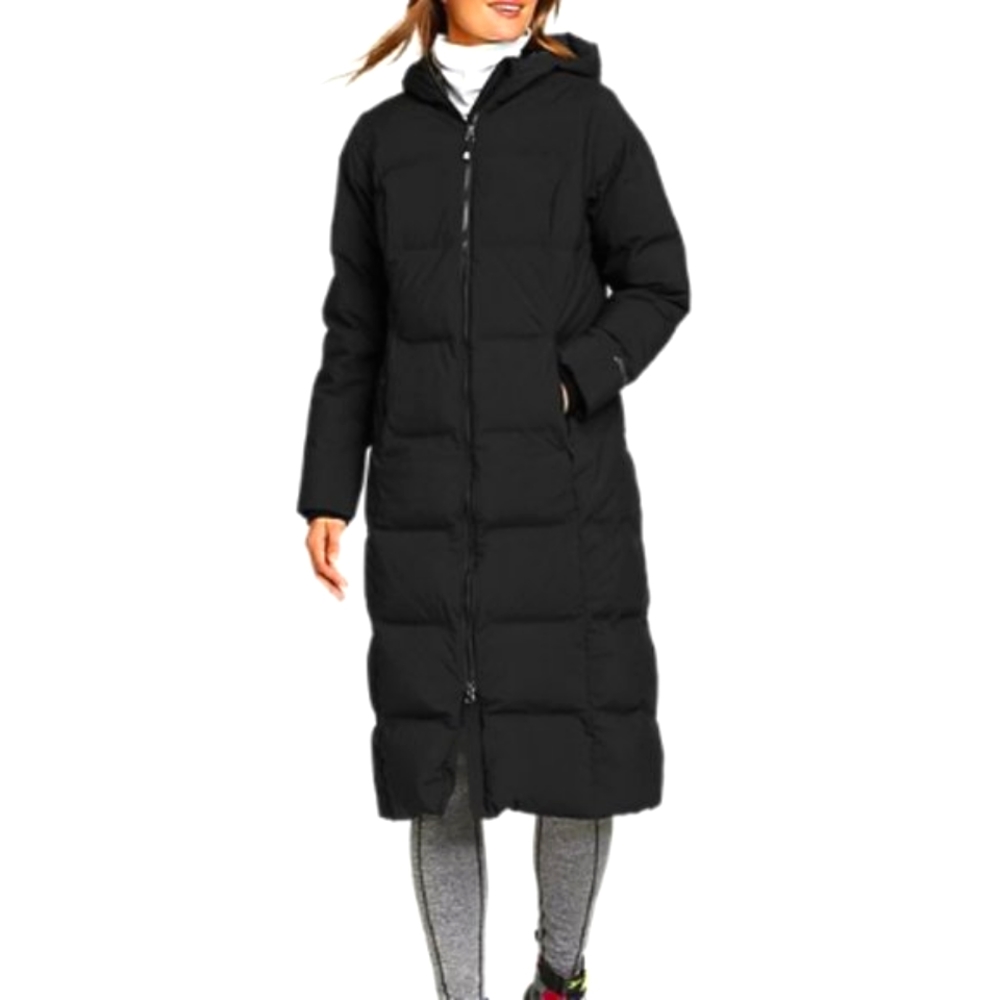 Eddie Bauer Glacier Peak Seamless Stretch Down Duffle Coat